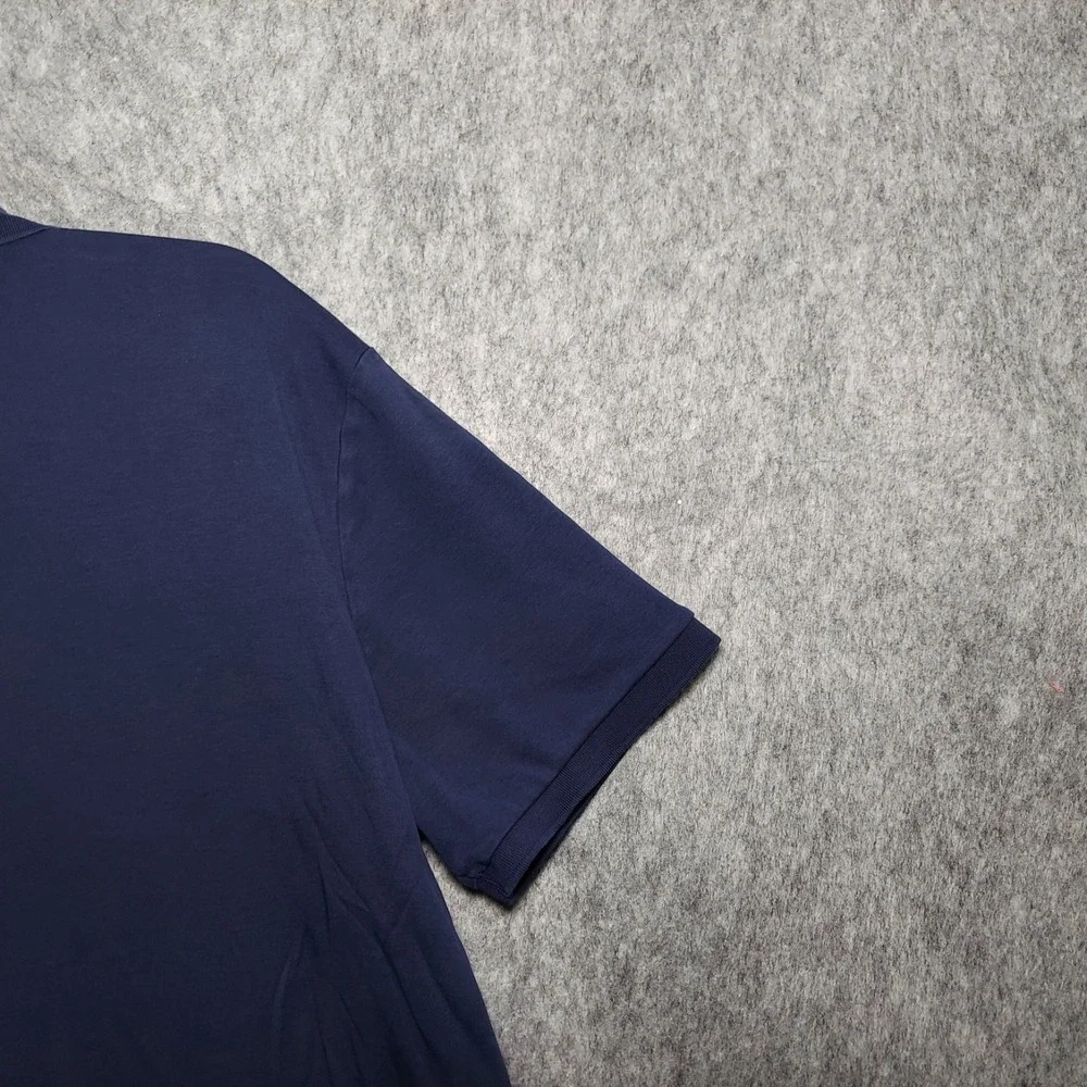 Polo Ralph Lauren Mens Polo Shirt XL Navy Blue Preppy Classic Fit Short Sleeve